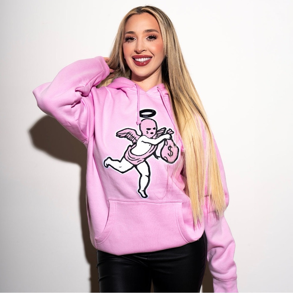 Pink Angel Hoodie